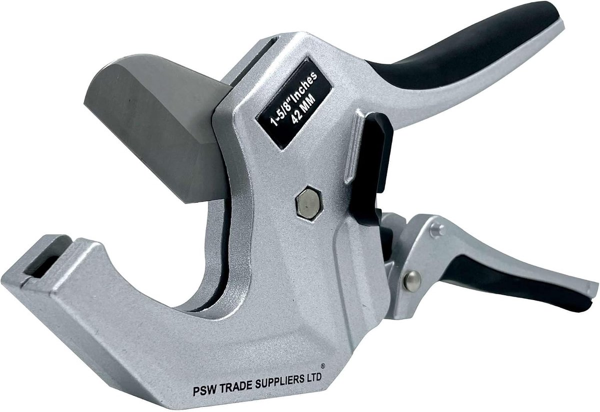 Plastic Pipe Cutter For Plastic Pipe Tubing, PVC, Water Pipe, Ratcheting Type Pipe Cutter - ShopVlot
