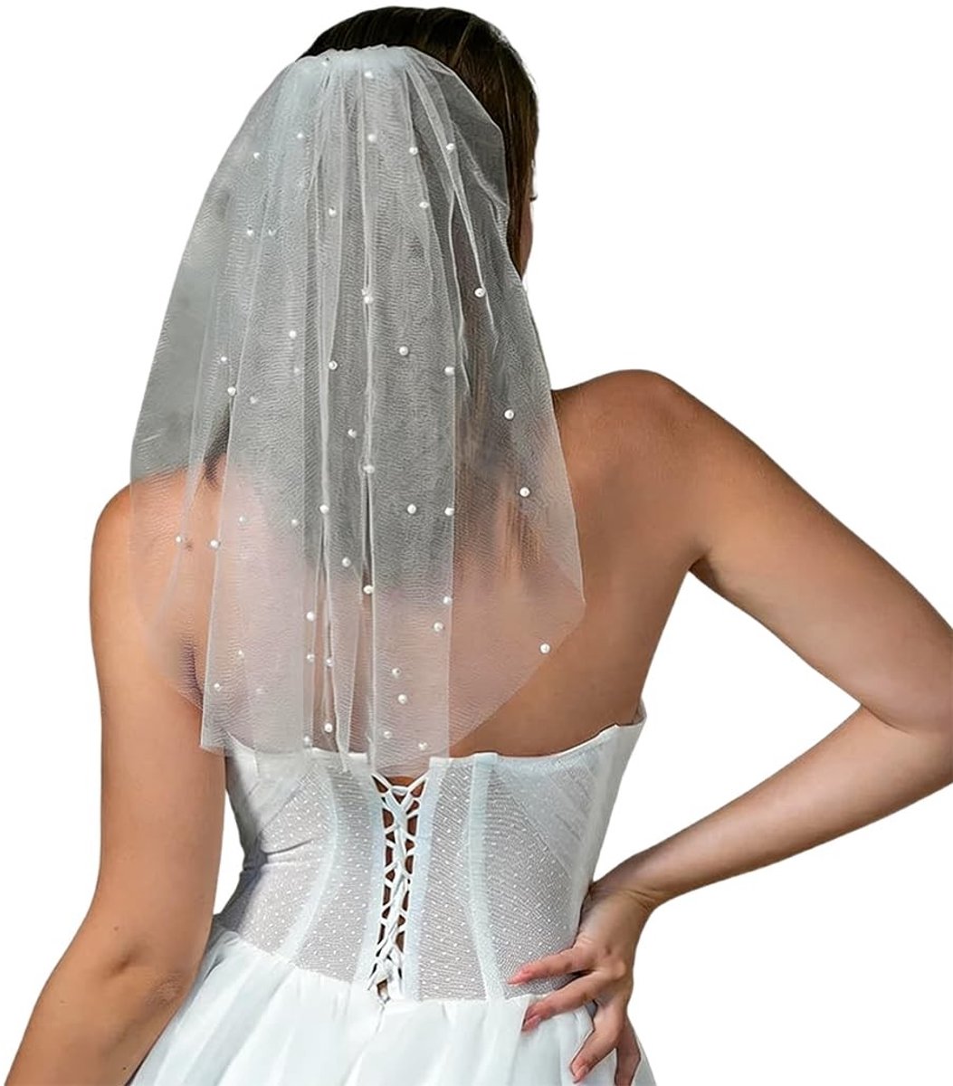 Solidchoice - Elegante Bruidsvoering met Parelversiering