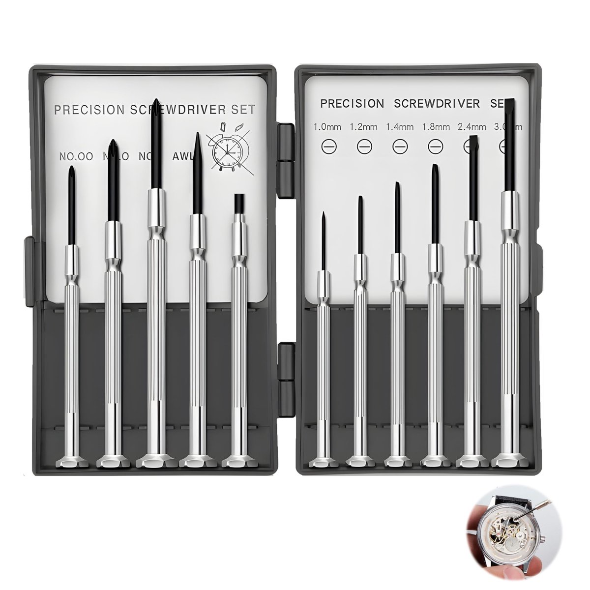 Solidchoice - 11-in-1 Precisieschroevendraaierset voor Fijn Werk