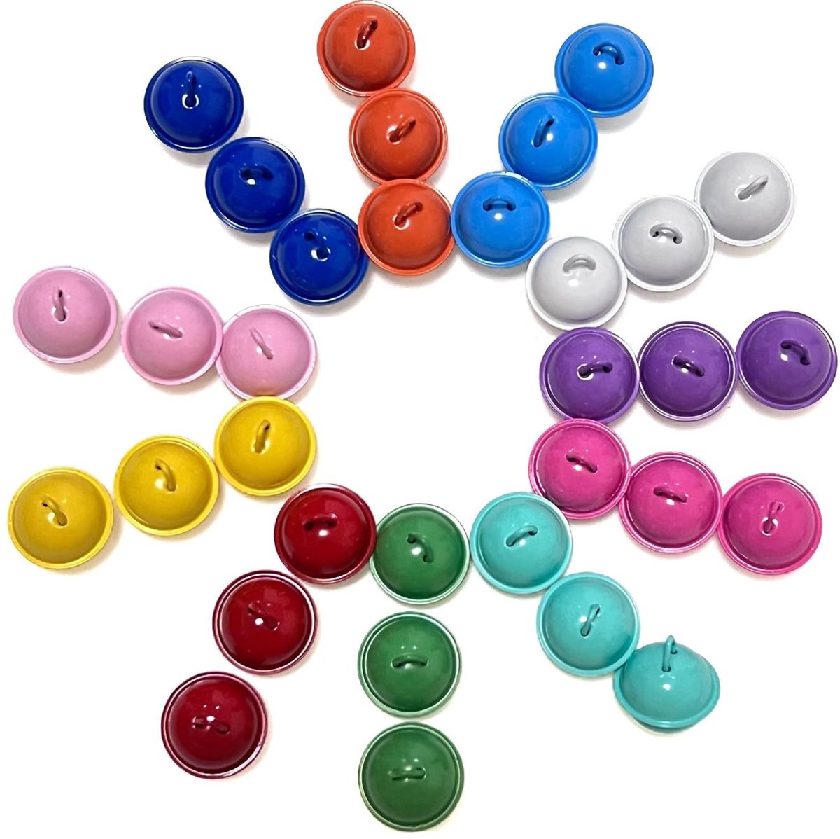 Solidchoice - Set van 60 Kleurrijke Klokken voor Creatieve Ambachten