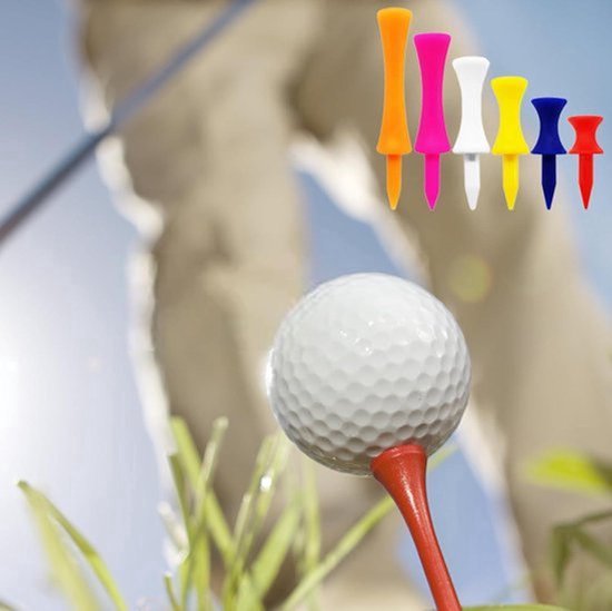 120 stuks Houten Golf Tees voor Golf Training - Lange Kasteel Golf Tees van Merkloos — afbeelding 4