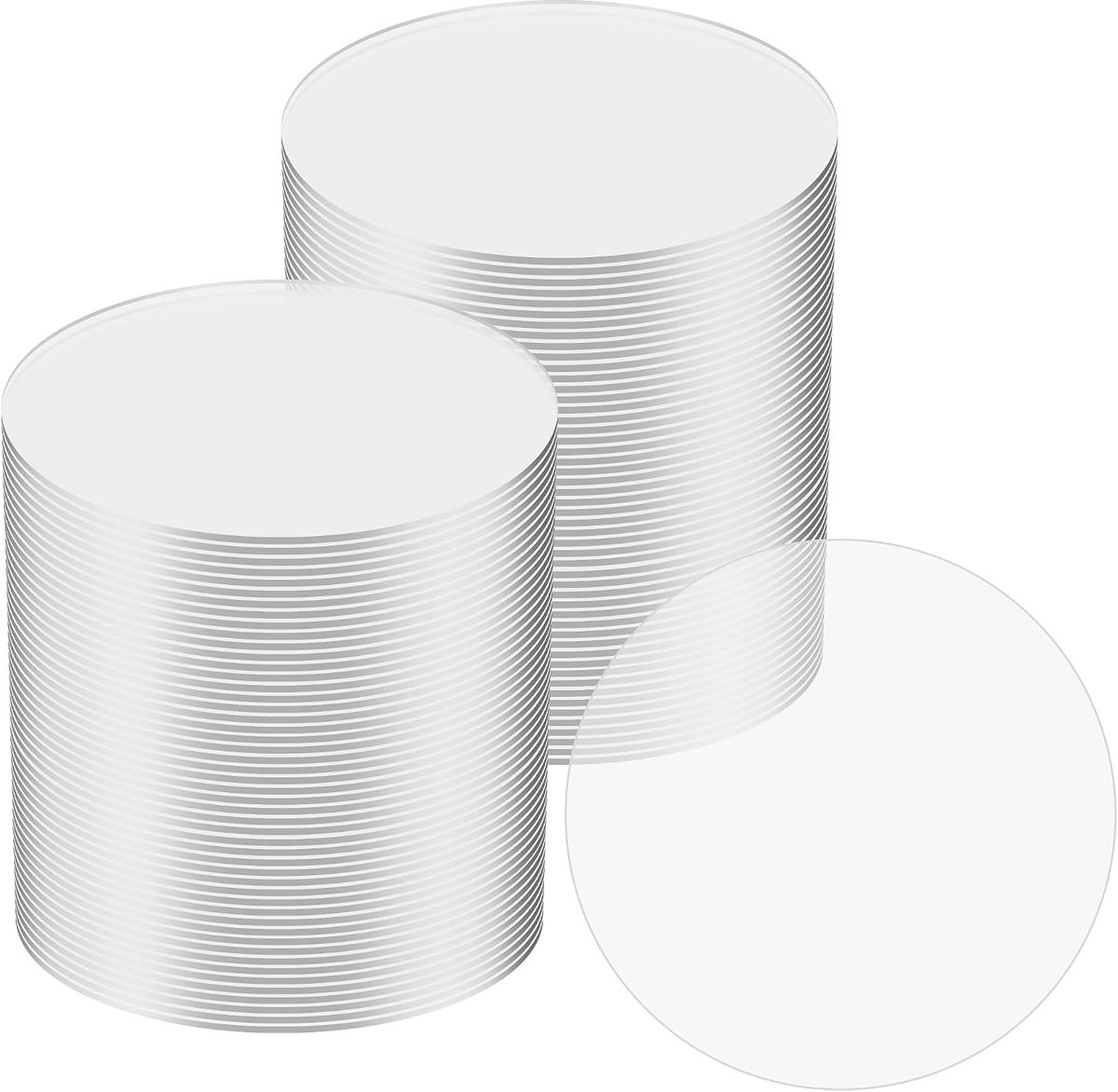Acrylplaten 5 cm - transparant plexiglas - 1 mm dik - ideaal voor knutselwerk - ShopVlot