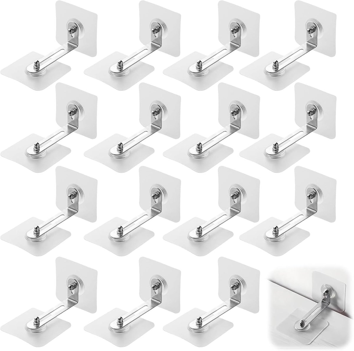 Meubelveiligheidsanker set 15 stuks - Antikantel verankering - Voor kinderen en dieren - Bescherming tegen omvallen - ShopVlot
