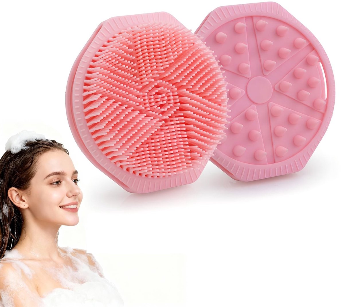 Solidchoice - Silicone Lichaamsborstel met Dubbele Zijde