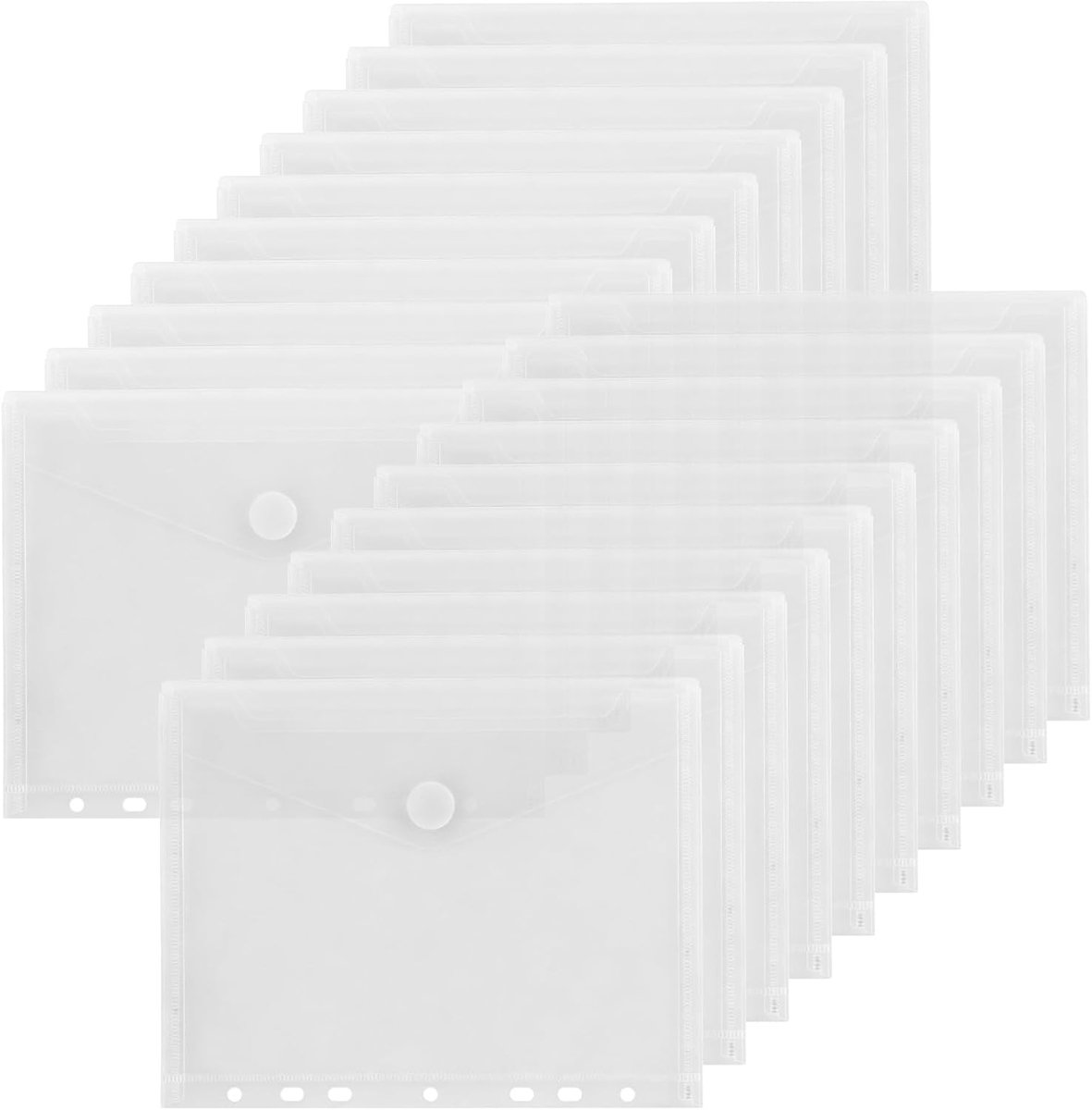 A5 documentenvakken 20 stuks - transparant - waterdicht - organiseer documenten eenvoudig - ShopVlot