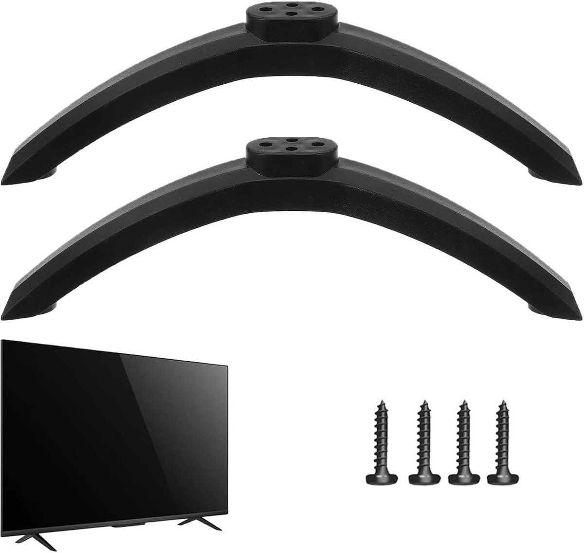 Solidchoice - Universele TV Stand Poten, Vervangingsvoeten voor 24-55 Inch TV's