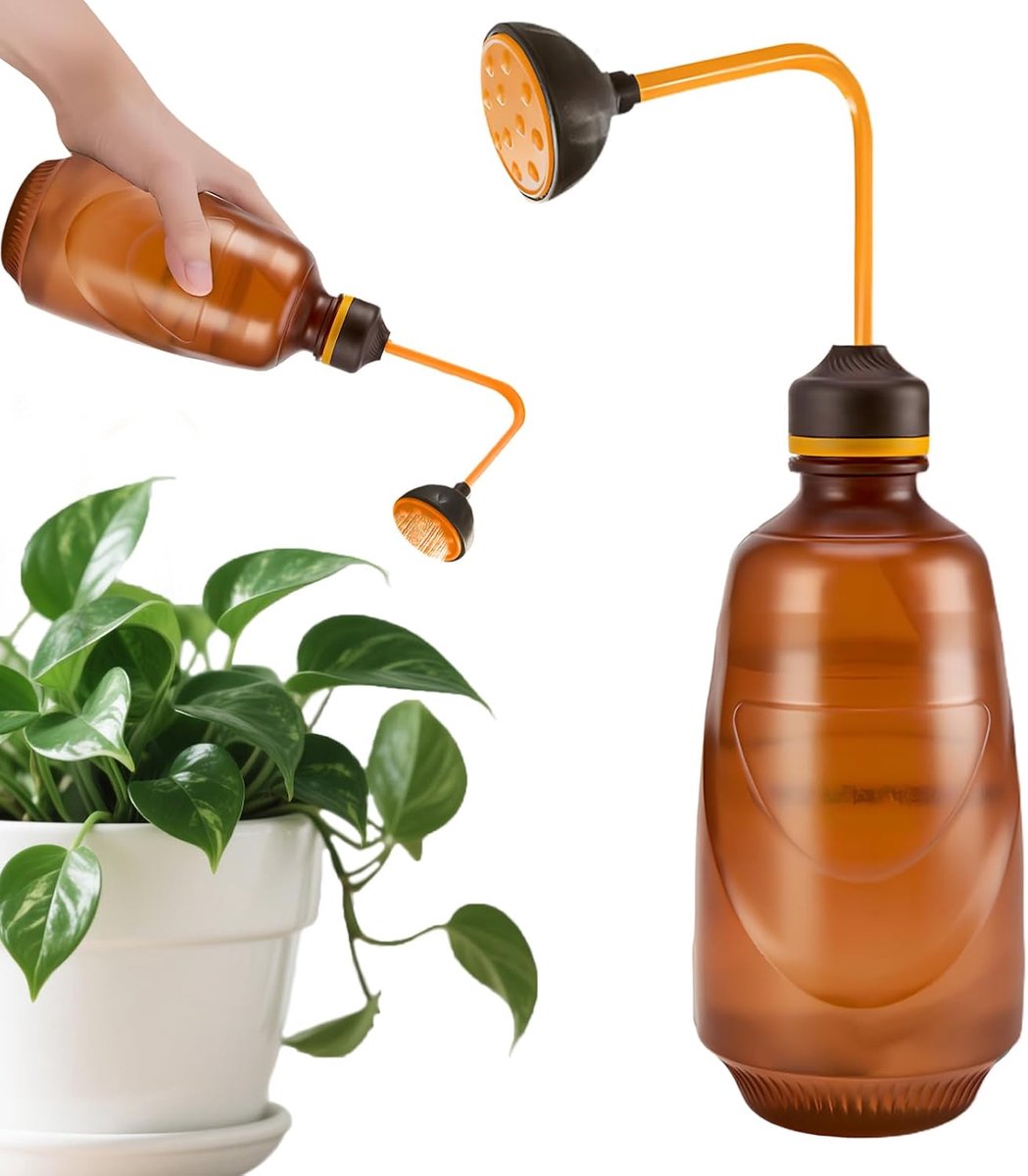 bonsai gieter 450 ml - zachte sprinkler - bruin - bevorderlijke irrigatie - ShopVlot