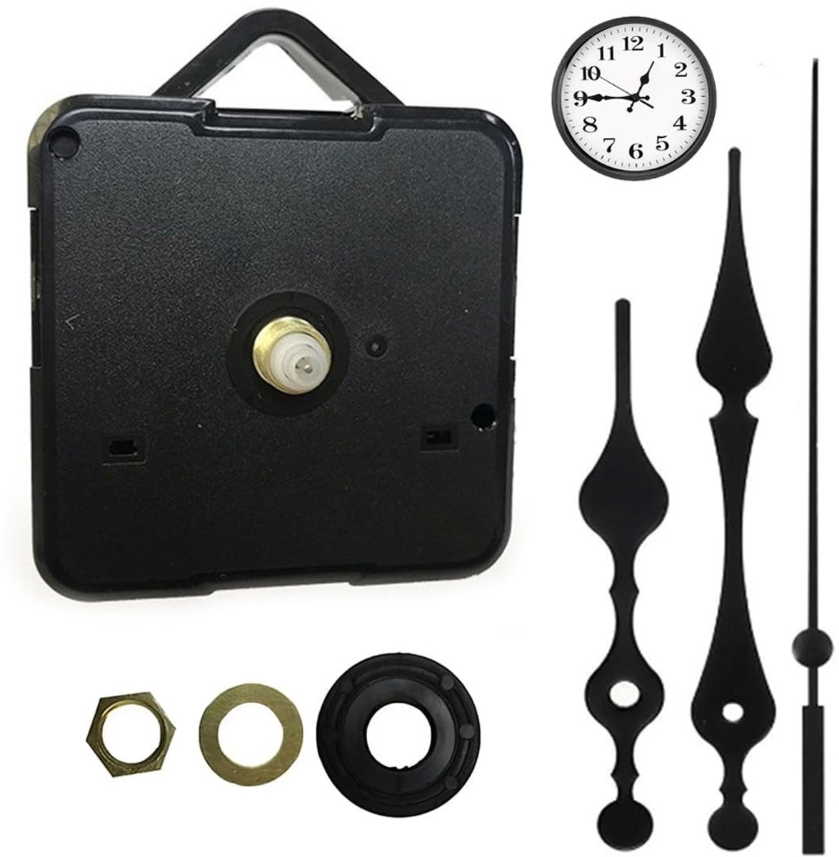 Solidchoice - Quartz Wand voor Muurklokken Reparatie en Vervanging