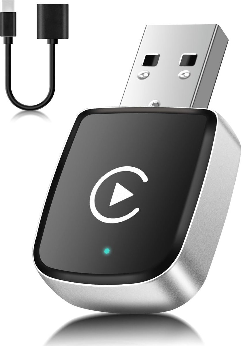 Solidchoice - Draadloze CarPlay Adapter met Bluetooth 5.3