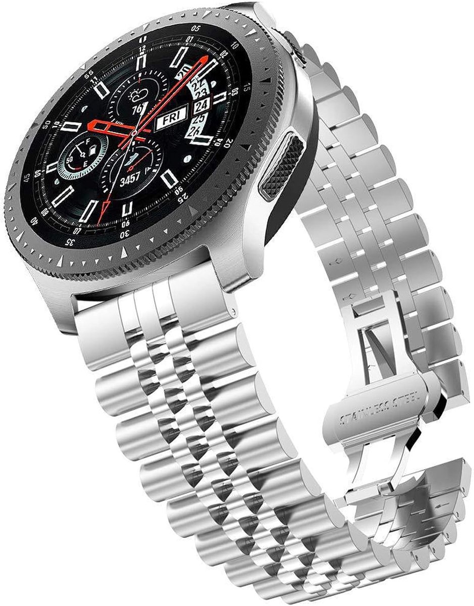 Horlogeband RVS 20mm 22mm - Jubilee Stijl - Snelle Bevestiging - Ideaal voor Heren - ShopVlot