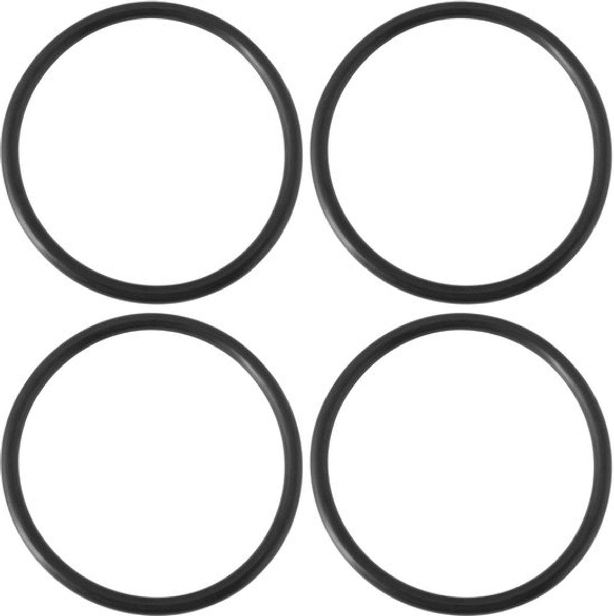 4 stuks Filter Top Nitrile Rubber Seals 75 x 5mm Filter O-Ringen Compatibel met Magnaclean Professional 2 Micro 2 Zwart