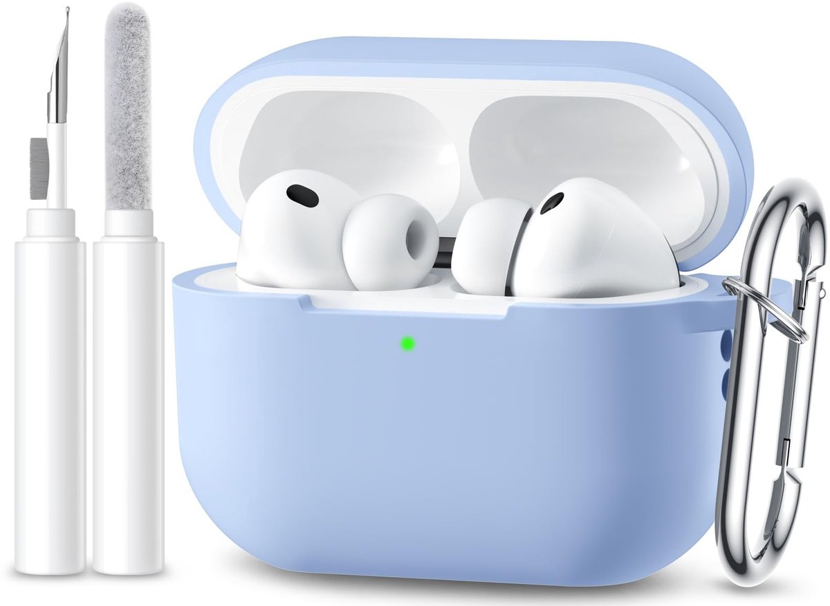 Solidchoice - Beschermende Silicone Hoes voor AirPods Pro 3 met Sleutelhanger
