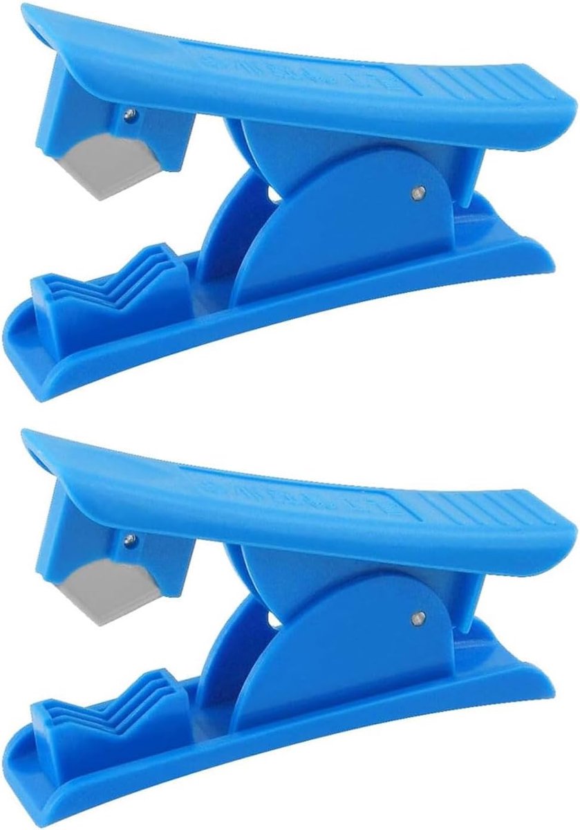 PVC pijpensnijder 4 stuks - nylon kunststof - met veiligheidsklip - geschikt voor 12,7mm OD buizen - ShopVlot
