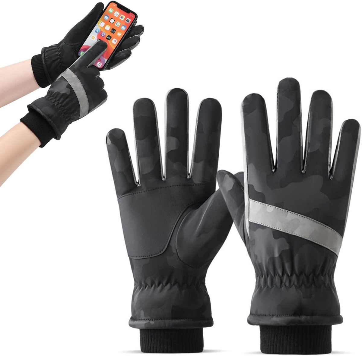 Winterhandschoenen voor mannen en vrouwen - waterdicht - winddicht - touchscreen voor smartphone - ShopVlot