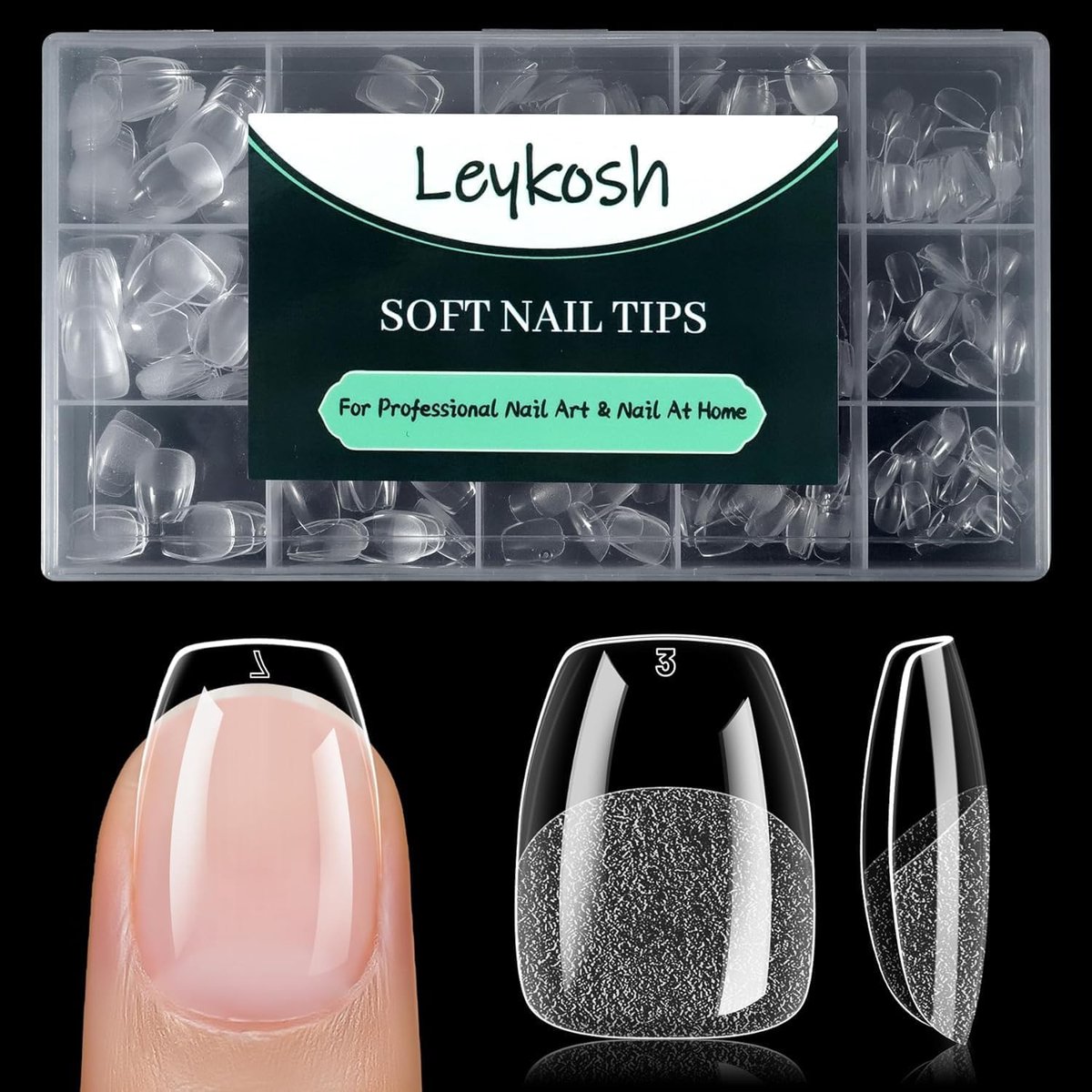 Nageltips 0004 - kunstnagels - natuurlijk uiterlijk - eenvoudig aan te brengen - ShopVlot