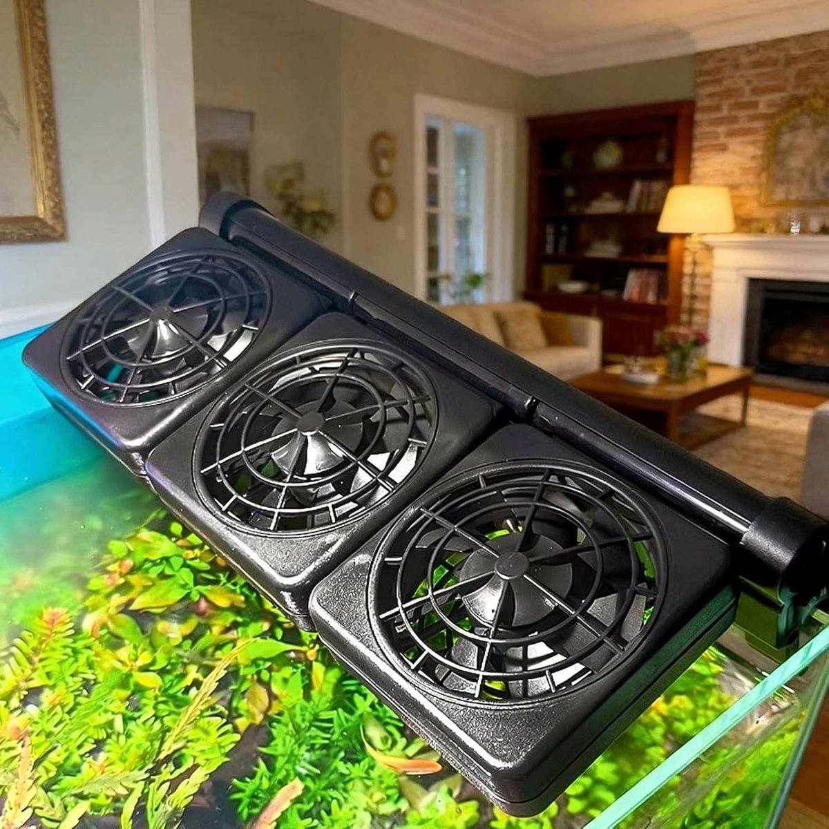 Aquarium Fan 3-delig - 7.2 W - 5 Verstelbare Snelheden - Stille Energiezuinige Koeler voor Zout en Zoet Water - ShopVlot