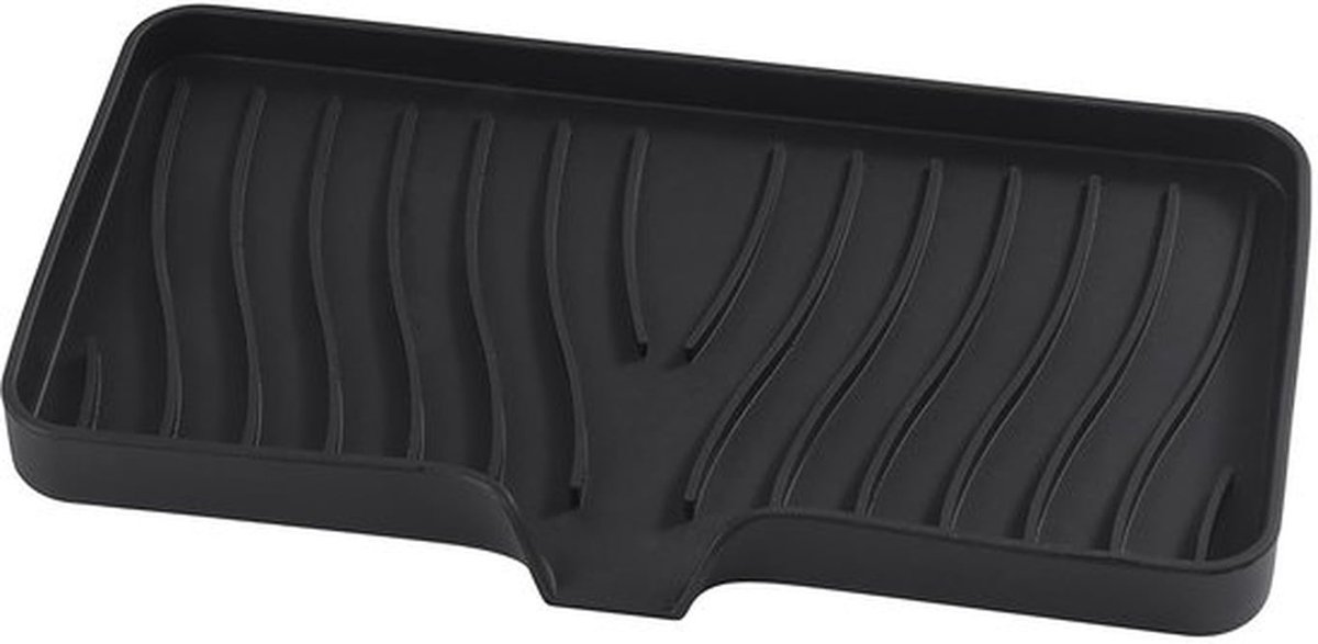 Spoelbak-organizer siliconen - Keukenorganizers - Sponshouder - Afdruipmat - Vaatwasmachinebestendig - Set van 2 stuks - Keukenorganizer