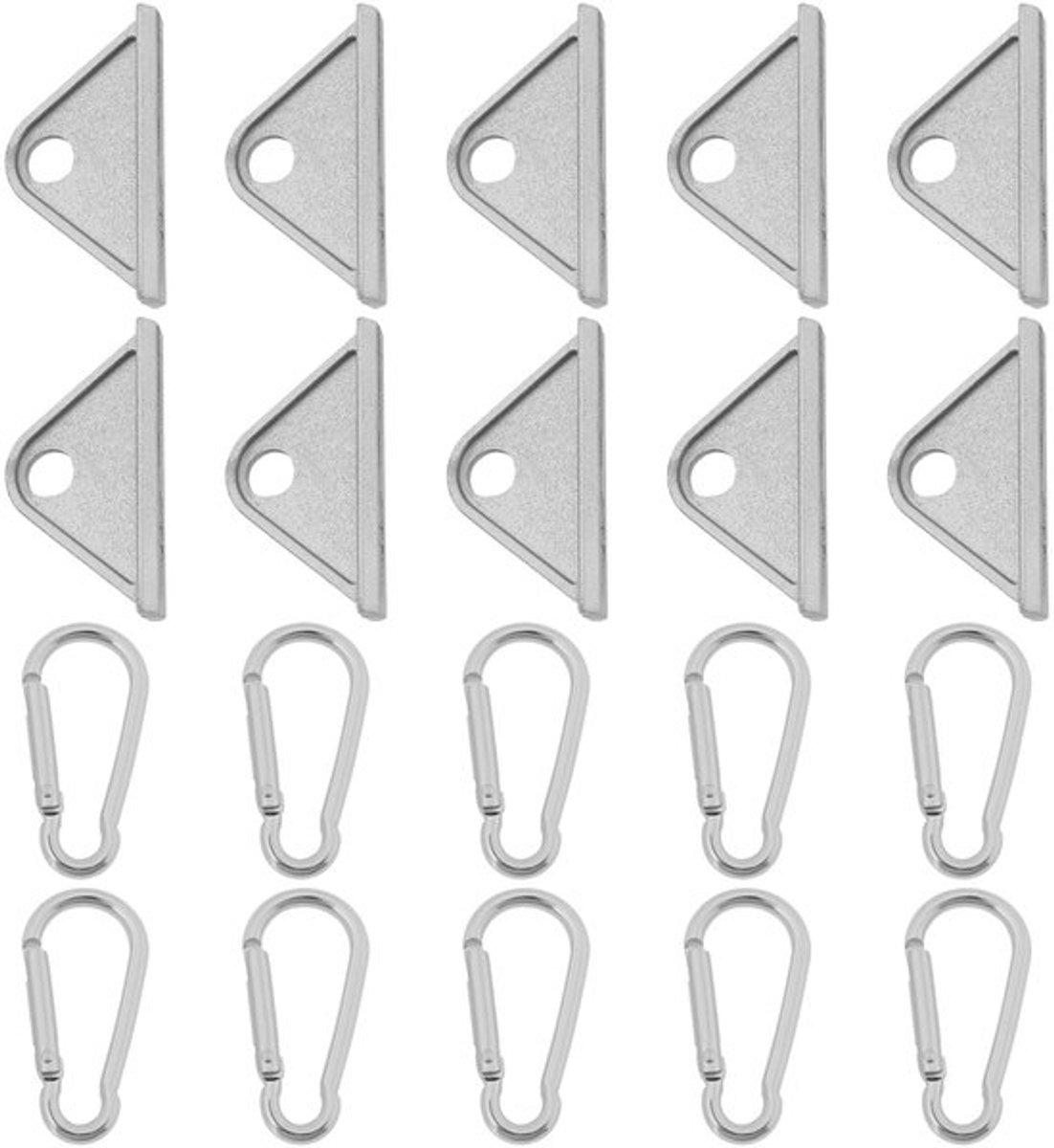 10 Stuks Glijdende Activiteitshaak voor 6 mm T-sleuf Aluminium Profiel
