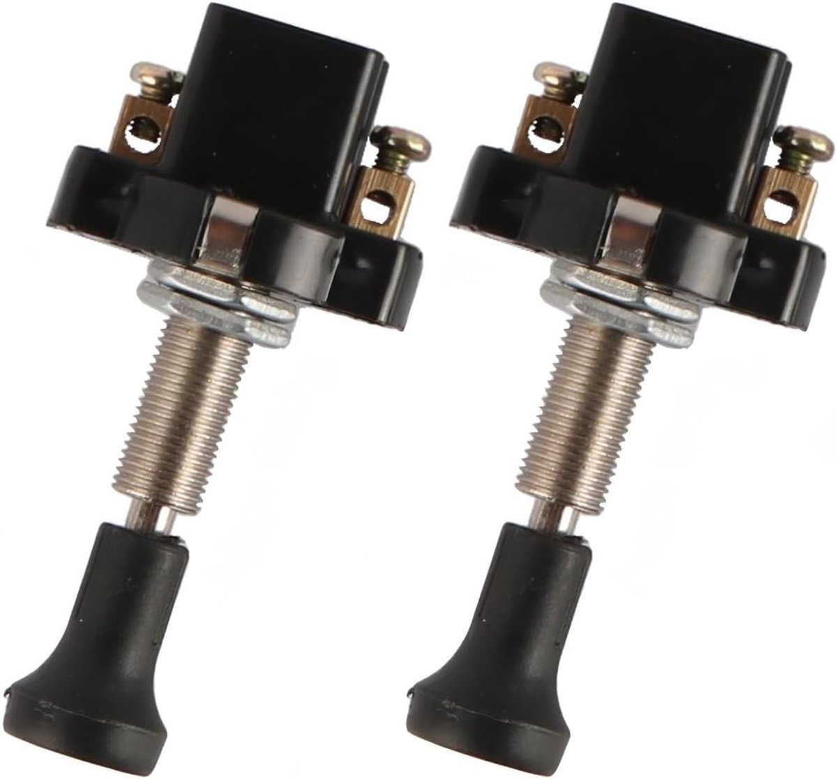 Push-Pull Schakelaar 12V/24V - 20mm Voertuig Schakelaar - Lange Draad - Eenvoudige Aan/Uit Controle - ShopVlot