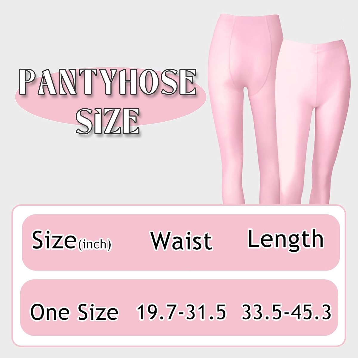 Carnavalife 2 pairs of women's pantyhose opaque, single-color, elastic, made of microfiber, support stockings for - ShopVlot