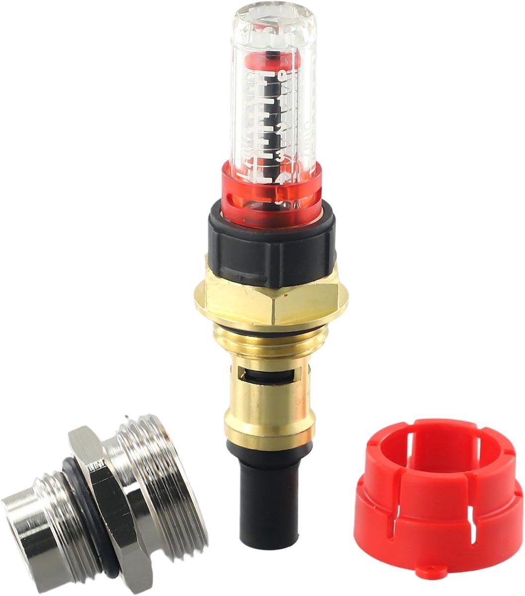 4pcs Manifold Flow Meter, Flow Meter for Water Underfloor Heating, Manifold Flow Controller DN25(4) - ShopVlot