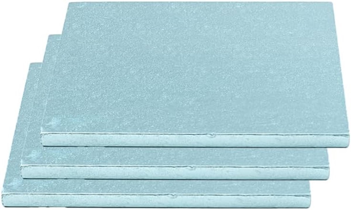 Cake Plate Cake Drum Cake Plate Stable Rectangular 20 x 20 cm 1.2 cm High, Cake Plate for Transporting Cakes - ShopVlot