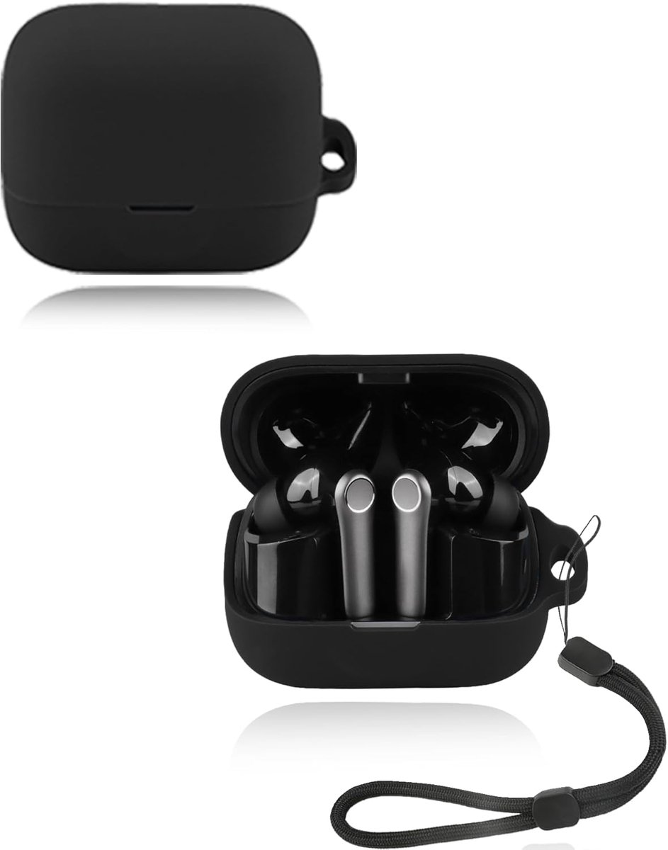 EarFun Air Pro 4+ Earbuds yystao Soft Silicone Protective Case Compatible with EarFun Air Pro 4 Plus Necklace - ShopVlot