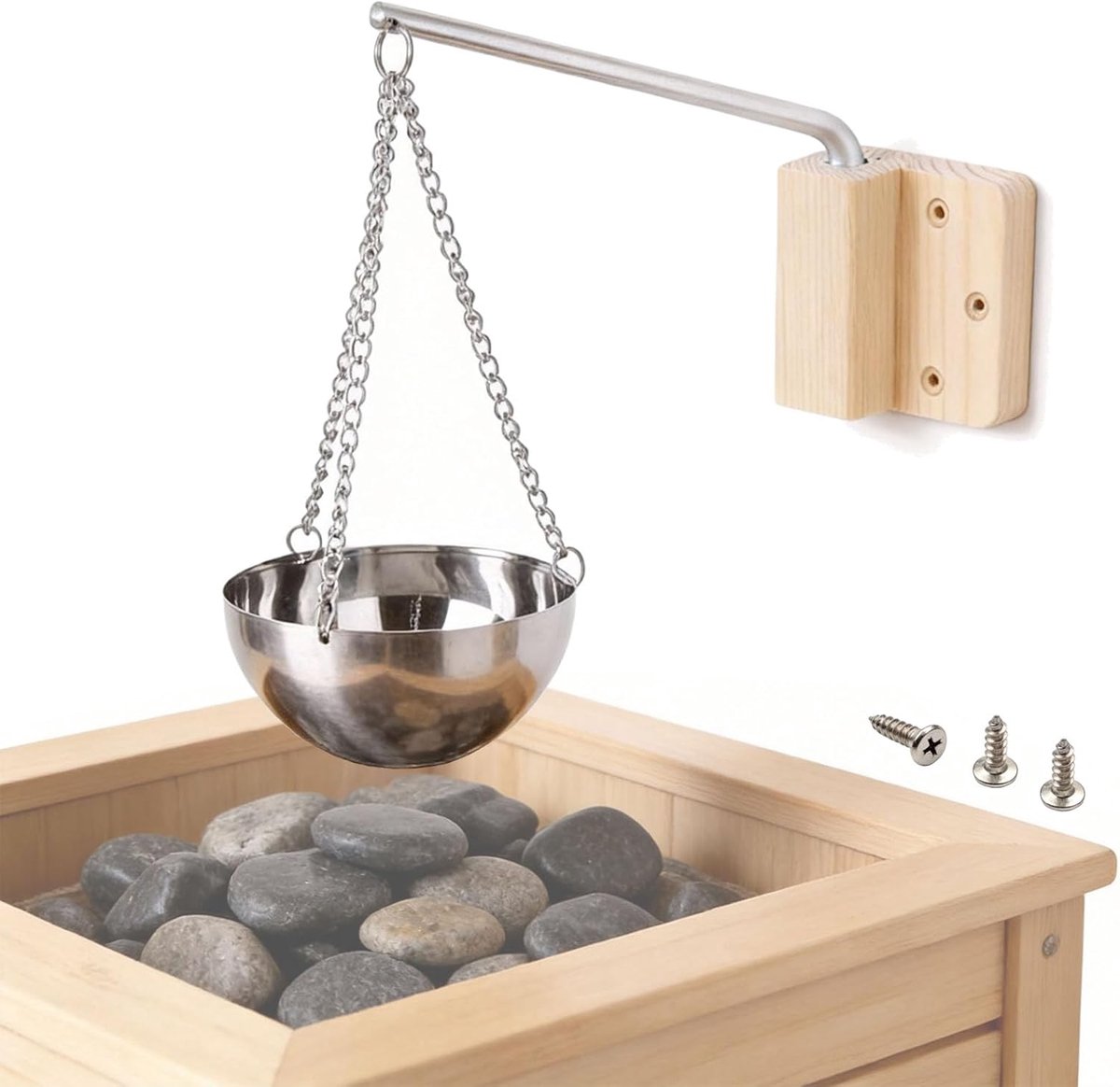 Aroma Bowl Sauna 850ml Sauna Jug Stainless Steel Sauna Aroma Bowl Sauna Accessories for Spa Sauna Vaporizer Bowl - ShopVlot