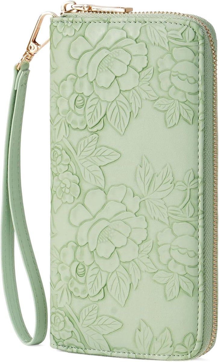 GAEKEAO Wallet Lady Large, Leather Money Bracket with Large Capacity and RFID Protection, Large Lady Money Bracket - ShopVlot