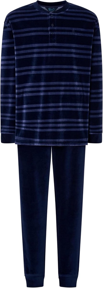 El Búho NOCTURNO Men's Pajama Set Flannel Cotton Winter Soft Sleepwear - ShopVlot