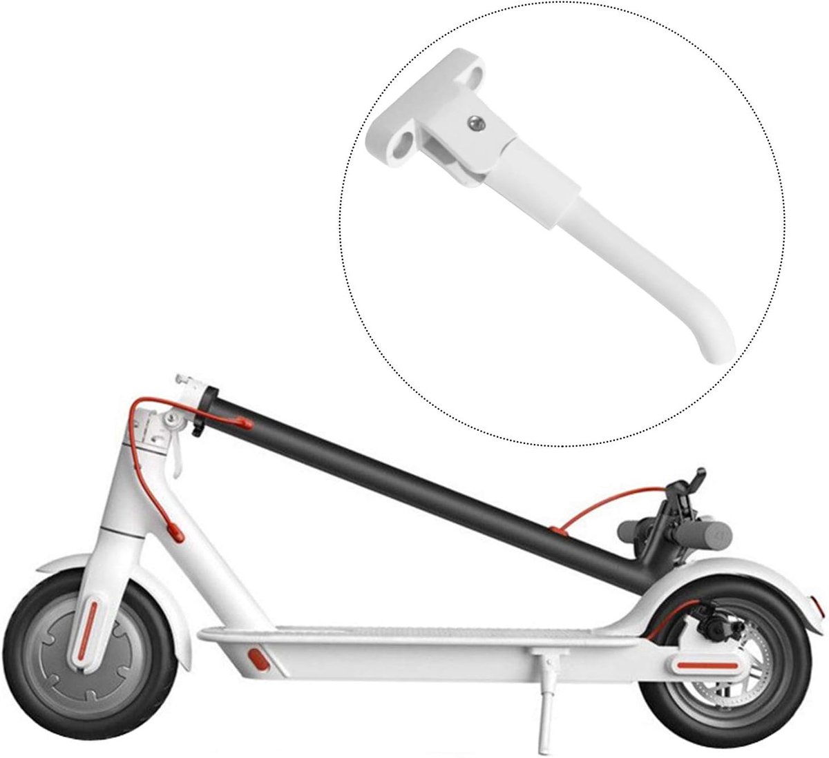 Scooter Kickstand Parking Stand Replacement Part Accessories Compatible with Xiaomi Xiao Mi Mijia M365 Electric Scooter - ShopVlot