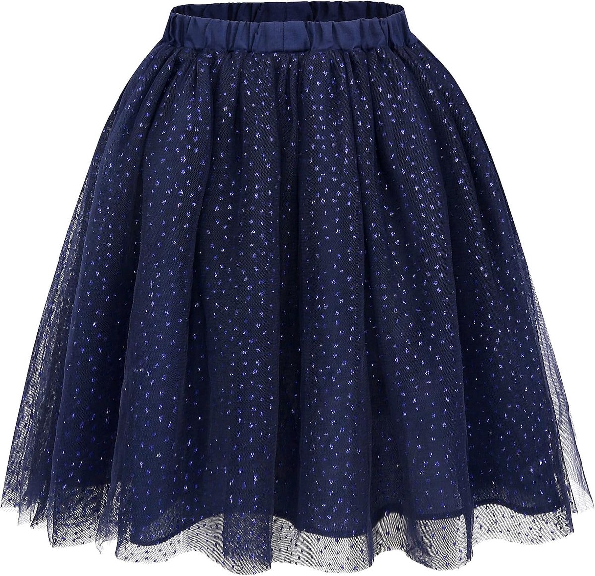 Bonny Billy Girls Skirt Tutu Glitter Sequins Tulle Princess Holiday Dance Party Children's Clothing - ShopVlot