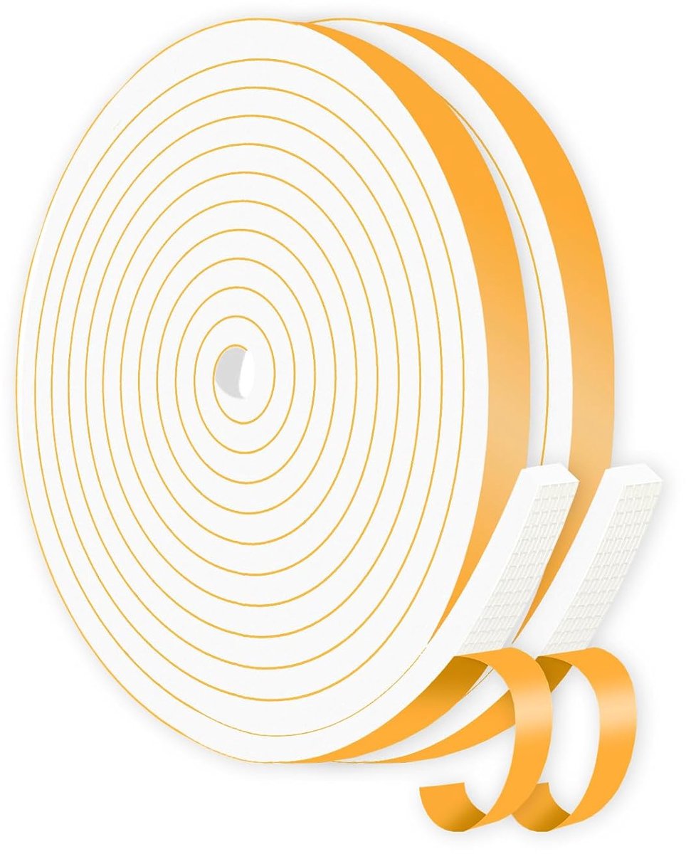 MIKONIYA Sealing Tape, Self-Adhesive, Rubber Seal, Sealing Tape for Insulation of Door Frames, Windows and Air - ShopVlot