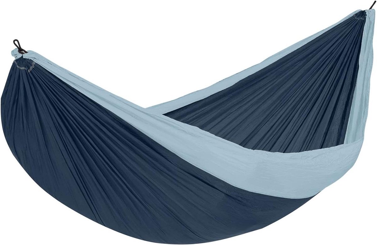 Reishangmat - Eénpersoons hangmat - Buiten ontspannen - Eenvoudig mee te nemen - Niet gespecificeerd - Blauw