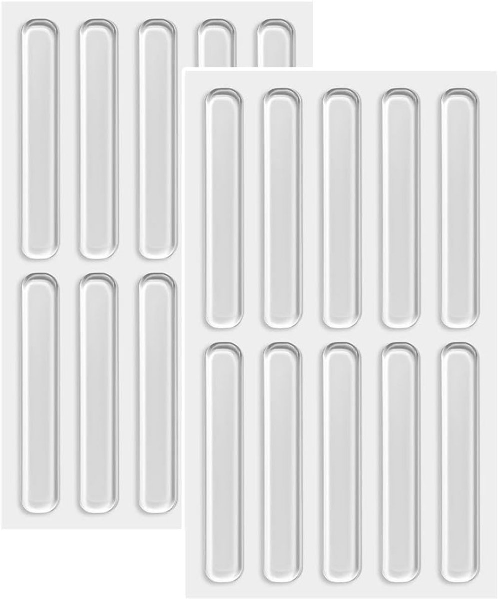 elastische buffers, 20 Stuks Transparant Siliconen Pad, Transparante Rubberen Voeten, Zelfklevende Bumper, Deur Stopt Rubberen Pads, voor meubels, kasten, deuren,elektronische producten