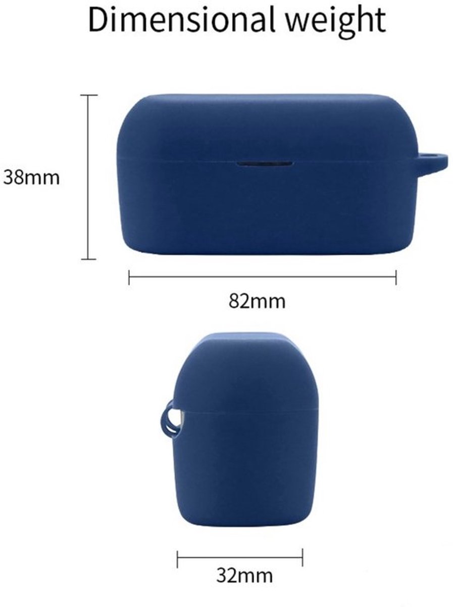 Store_7 - Cilicone Hoesje - Ultradunne Siliconen Hoes - Marineblauw