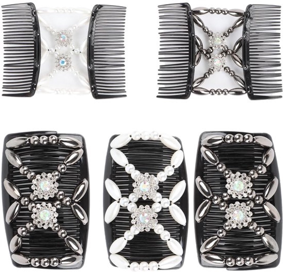 Store_9 - Haarkammen met parels - Magische haren - Elegant en