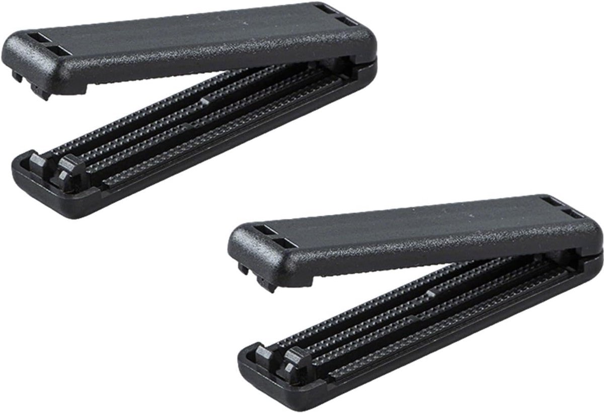 Veiligheidsgordelstopper voor auto, 2 stuks, universeel, vermindert de druk op schouder en nek, ergonomische clip voor riem, eenvoudige en snelle installatie zonder gereedschap