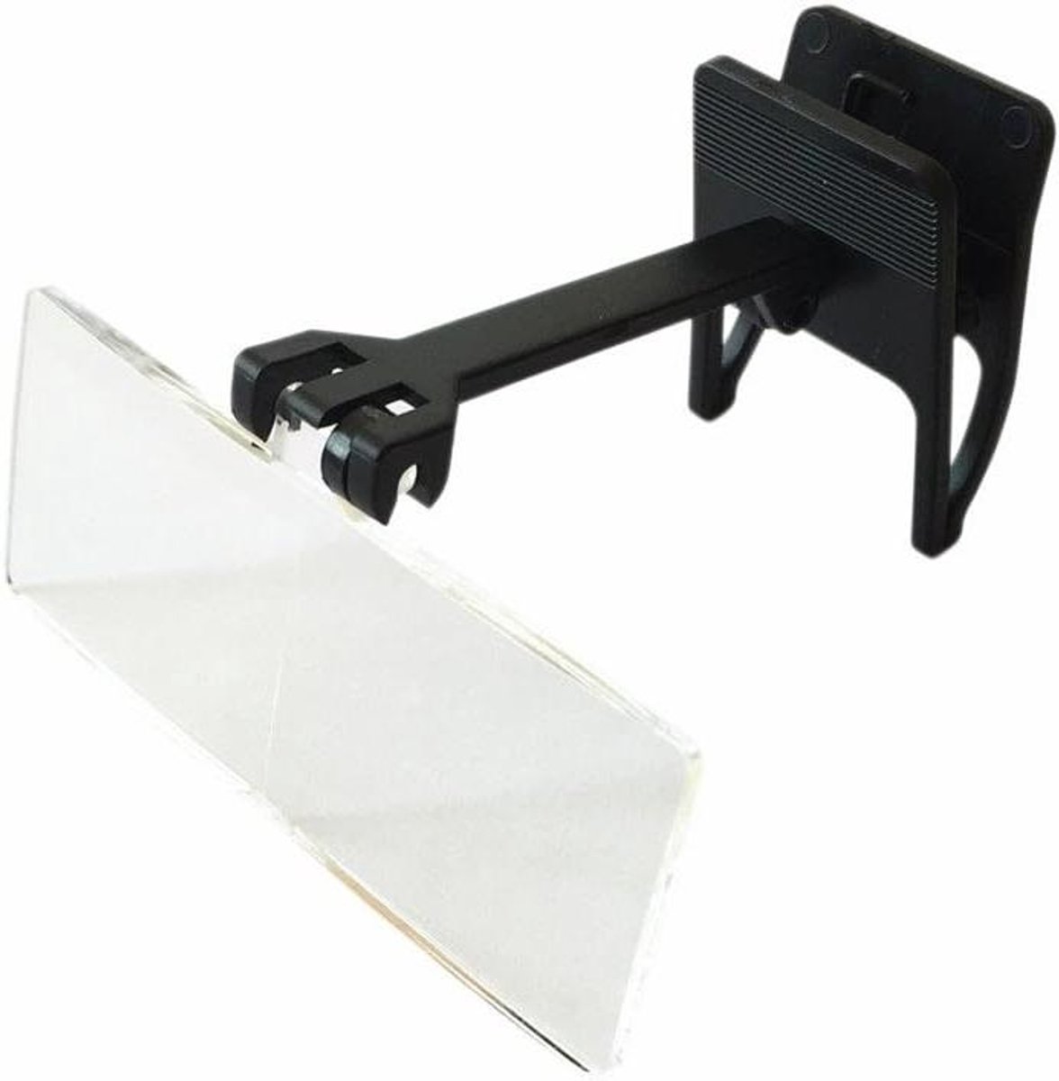 Vergrootglas Clips - Vergrootglazen Bril - Lezen en Hobby - 4 Verwisselbare Lenzen - 95 x 75mm - Transparant