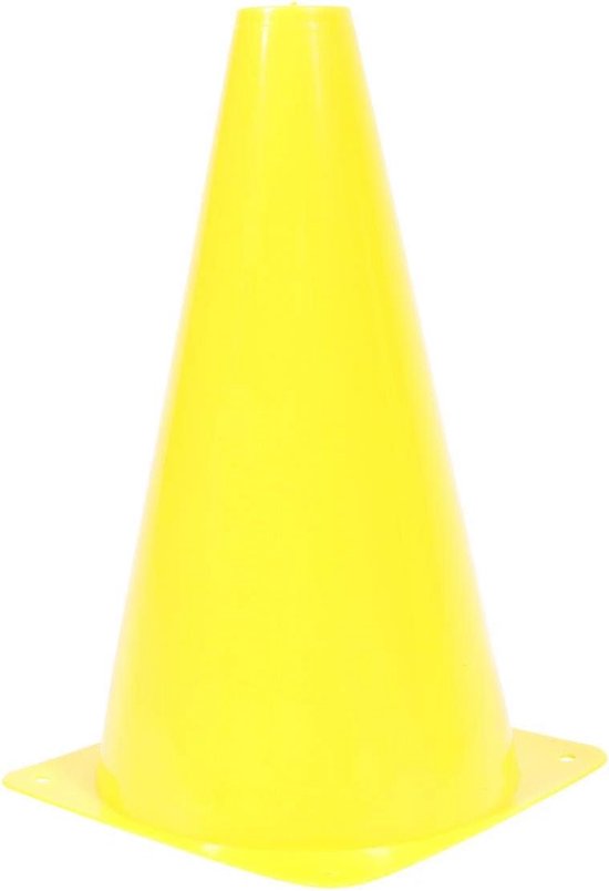 Pylonen Set - Markeerhoedjes Sportkegels - Sport Training - Opvallende Kleuren - 23 cm - Geel — afbeelding 4