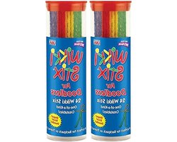 WikkiStix Doodlers - Knutselstokjes Creatief - Kinderen Leren Tekenen - Herbruikbaar Knutselmateriaal - 15 cm - Rood