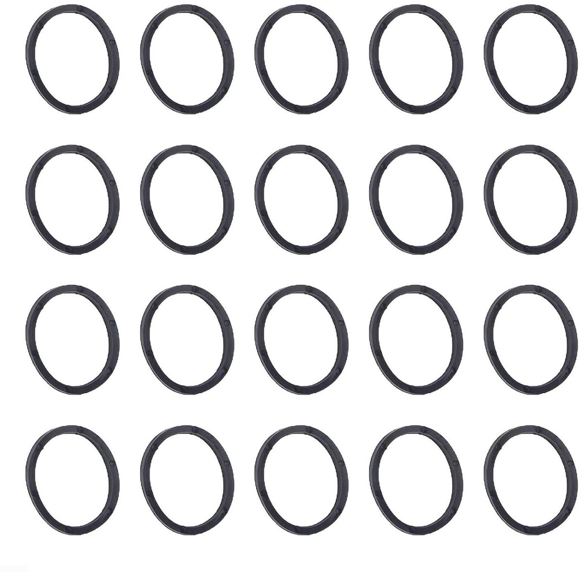 Vervangende Ringen - Rubberen Sluitringen - Halter Stabiliseren - Specifieke Pasvorm - 1 inch - Zwart