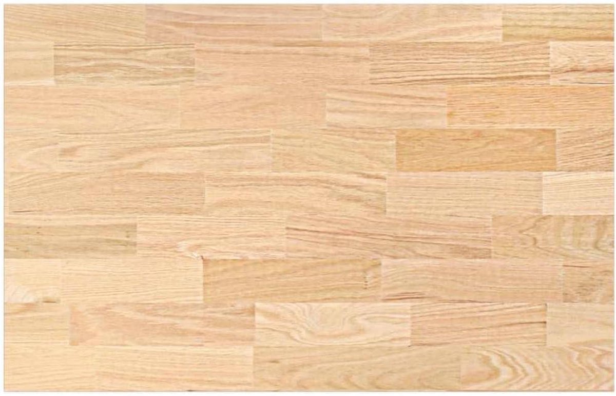 Houten Werkblad - Keukenblad Tafelblad - Keuken Werkplek - Massief Eikenhout - 100x63.5 cm - Natuurlijk