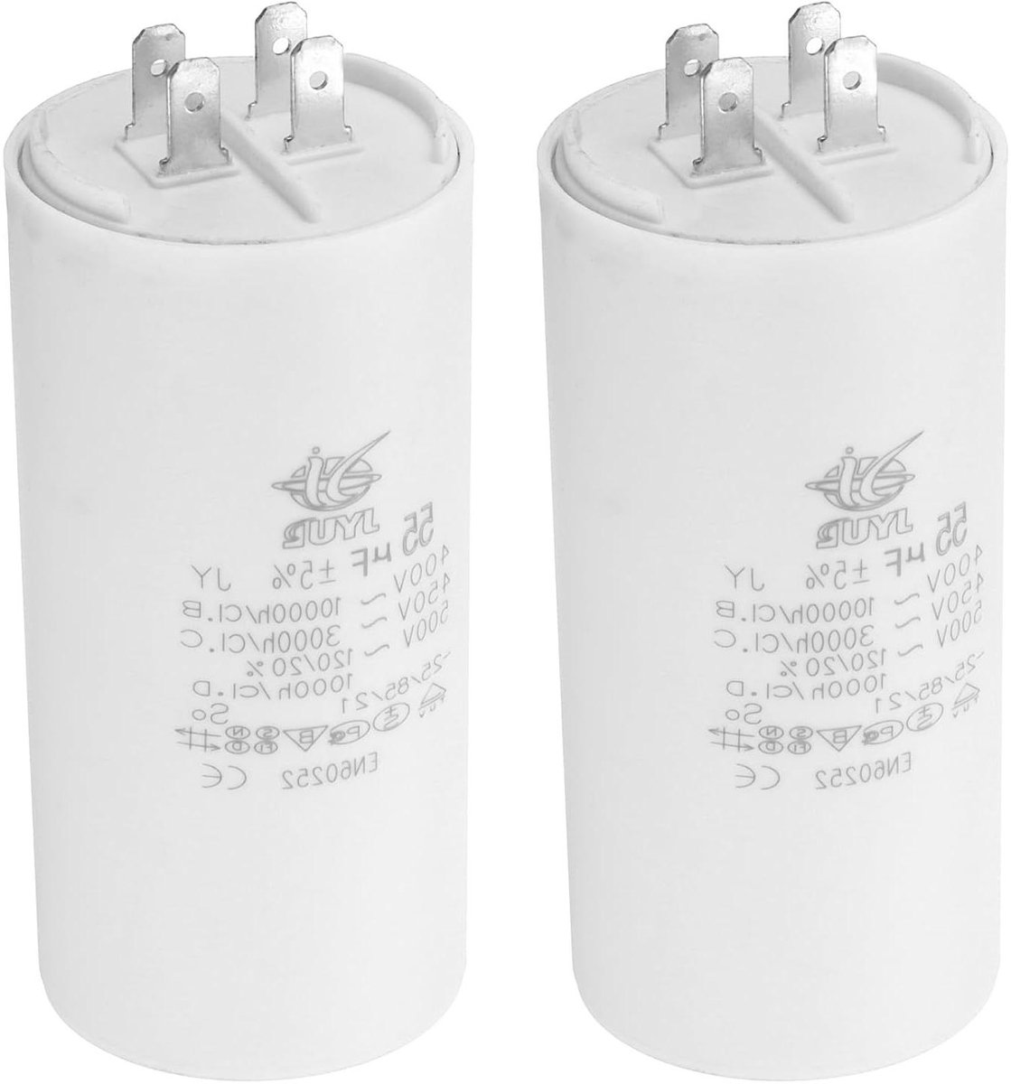 CBB60 Condensator - Startcondensator Motor - Motor Starten - 4 Pins - 55uf 450V - Zwart