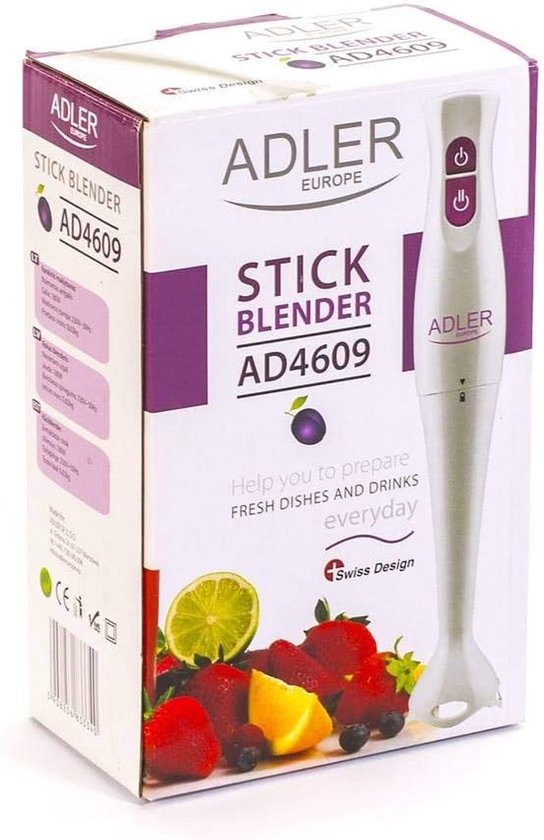 Handmixer - Mixer Keuken - Cake Mixen - Ergonomische Handgreep - 180 Watt - Wit — afbeelding 4