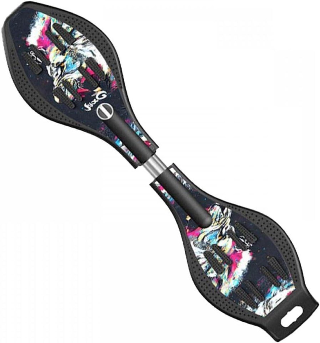 Caster Board Twistboard Waveboard Buiten Spelen Verlichte Wielen 88 cm