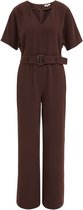 WE Fashion Dames jumpsuit met ceintuur
