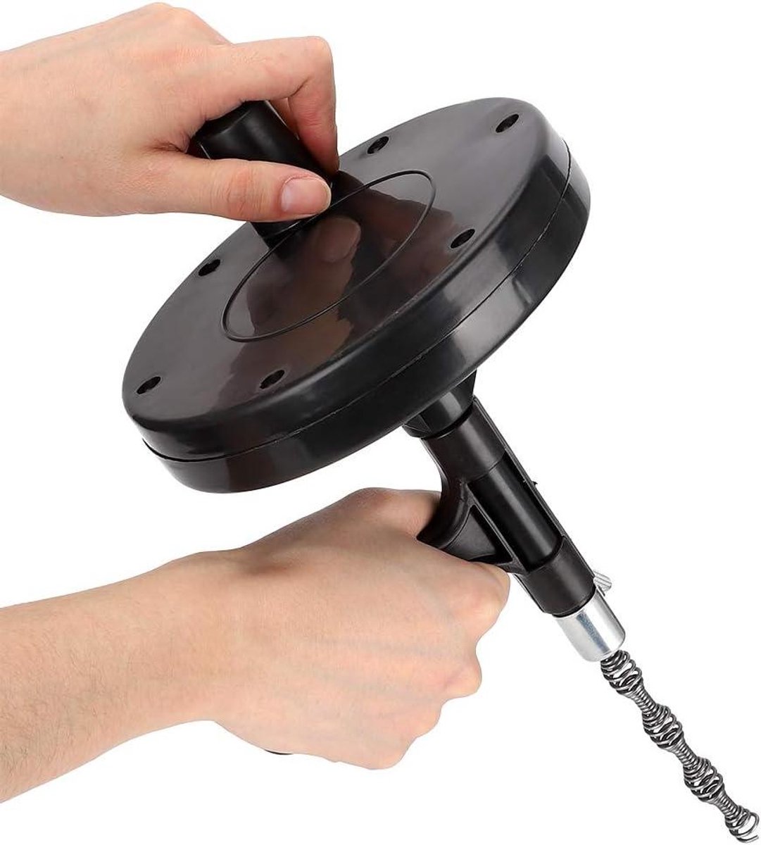 Afvoer Ontstopper - Pijp Reiniger - Verstopte Afvoer - Flexibele Veer - 28 cm - Grijs