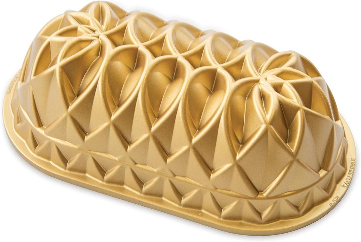 Broodpan - Bakvorm - Brood bakken - Gegoten aluminium - 6 kopjes - Goud