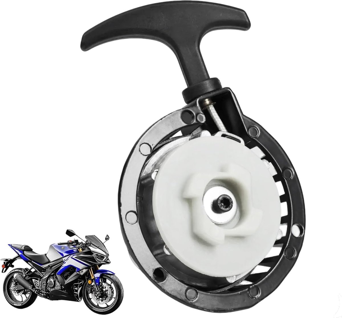 49cc 47cc Easy Start Startkoordhuis – Aluminium Starter voor 2-Takt Mini Moto, Pitbike, Chopper, Quad en ATV (40/44-6)